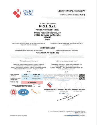certificato ISO 9001